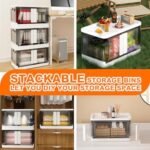 8.5 Gallon Storage Bins with Lids and Wh... - Image 6