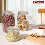 KTMAMA Airtight Glass Canister Set of 3 ... - Image 6
