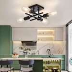 Eietonte Industrial 4-Light Semi Flush M... - Image 2