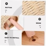 BESPORTBLE 1pc Rattan Floor Planter Indo... - Image 9