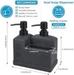 Hand and Dish Soap Dispenser Set for Kitchen,Dual ... - Image 8