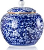 Qinlang Small Ginger Jar for Home Decor,... - Image 2