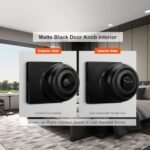 Haidms 6 Packs Black Door Knobs Interior... - Image 3
