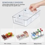 Clear Plastic Food Storage Organizer Bin... - Image 7