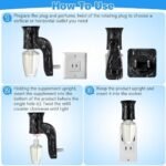 4 Pcs Wall Fragrance Plug with Night Lig... - Image 6