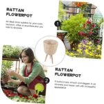 BESPORTBLE 1pc Rattan Floor Planter Indo... - Image 4