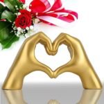Heart Hands Gold Decor,Love Hand Statue ... - Image 2