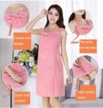 losofar Women's Towel Thick Bow Bath Skirt Bathrob... - Image 5