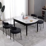 DYHOME Black Dining Chairs Set of 2, Mid... - Image 9