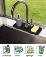 Splash Guard - Silicone Faucet Handle Dr... - Image 5