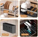 Santentre 2-Tier Dish Drying Rack with Removable U... - Image 6