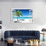 Beach Pictures Wall Art Decor for Living Room Blue... - Image 5