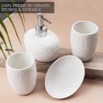 4PCS Ceramic Bathroom Accessories Set, W... - Image 4
