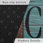 Farmhouse Kitchen Mats for Floor, Green Brown Turq... - Image 8