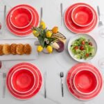 ZAROCRUS 12 Pcs Melamine Dinnerware Set,... - Image 3