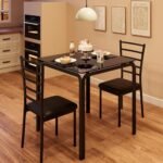 Glass Black Dining Table for 2-Small Squ... - Image 3