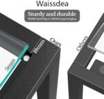 Waissdea 2-Tier Side Table，Mobile Side T... - Image 5