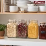 KTMAMA Airtight Glass Canister Set of 3 ... - Image 7