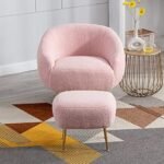Merax Pink Modern Mid Century Living Roo... - Image 3