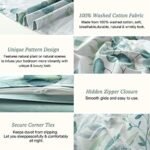 MILDLY Duvet Cover Leaf Pattern- 100% Wa... - Image 5