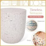 Adore Decor Martini Terrazzo Side Table:... - Image 4