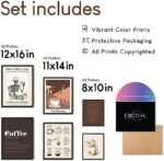 EXCOOL CLUB Modern Coffee Bar Decor - Coffee Wall ... - Image 3