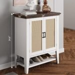 IDEALHOUSE Accent Cabinet, Rattan Buffet... - Image 7