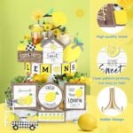 Mifoci 18 Pcs Summer Lemon Tiered Tray D... - Image 5