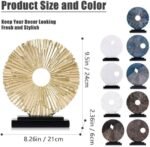 Modern Abstract Art Gold Statue Home Dec... - Image 3