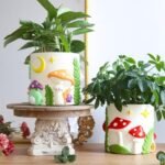 GUGUGO Colorful Frog Garden Plant Pots, ... - Image 5