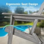 Folding Adirondack Chairs Set of 2, All-... - Image 6