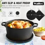 Walfos Silicone Trivet Mats - 4 Heat Resistant Pot... - Image 7