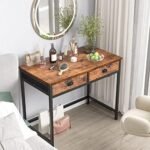 Furologee Computer Desk with 2 Fabric Dr... - Image 5