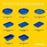 Caliente Nonstick Bakeware Set of 8 | Pr... - Image 3