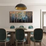 Framed Wall Art Golden Autumn Scene Nature Decor C... - Image 3