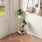 Eglaf Acrylic 3 Tiers Side Table - Squar... - Image 8