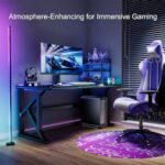 Corner Floor Lamp, Synced Dual Lights LE... - Image 8