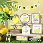 Mifoci 18 Pcs Summer Lemon Tiered Tray D... - Image 6