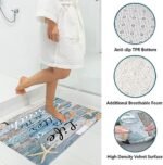 AAtter 4 Piece Beach Shower Curtain Set ... - Image 4