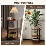 Frylr Small Round Side Table Set of 2,So... - Image 7