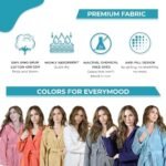 Bathrobe for Women, 100% Cotton Terry Bath Robe, W... - Image 3