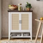 IDEALHOUSE Accent Cabinet, Rattan Buffet... - Image 3