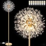 BesLowe 69in Crystal Floor Lamp for Livi... - Image 9