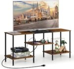OYEAL Small TV Stand for Living Room up ... - Image 2