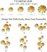 TEIPAI Gold Wall Decor for Living Room, 7PCS Gold ... - Image 5