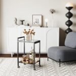 Waissdea 2-Tier Side Table，Mobile Side T... - Image 7