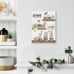 RUDIXICO Farmhouse Bathroom Decor Wall Art Rustic ... - Image 4