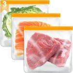Gallon Freezer Bags, Reusable Ziplock Ba... - Image 2