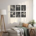 Botanical Wall Art Set of 6, Minimalist Abstract B... - Image 8