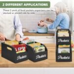 Set of 2 Seasoning Packet Organizer, Woo... - Image 4